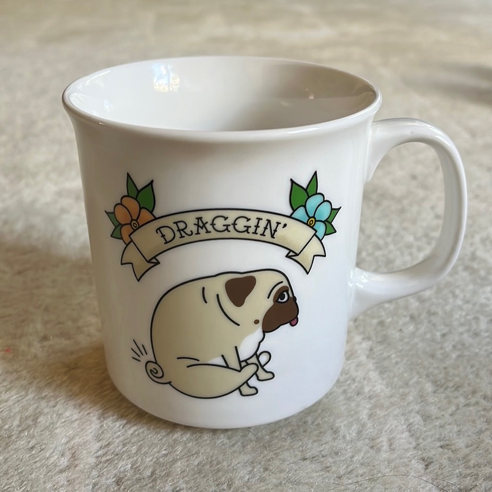 Fred Draggin’ Pug Mug